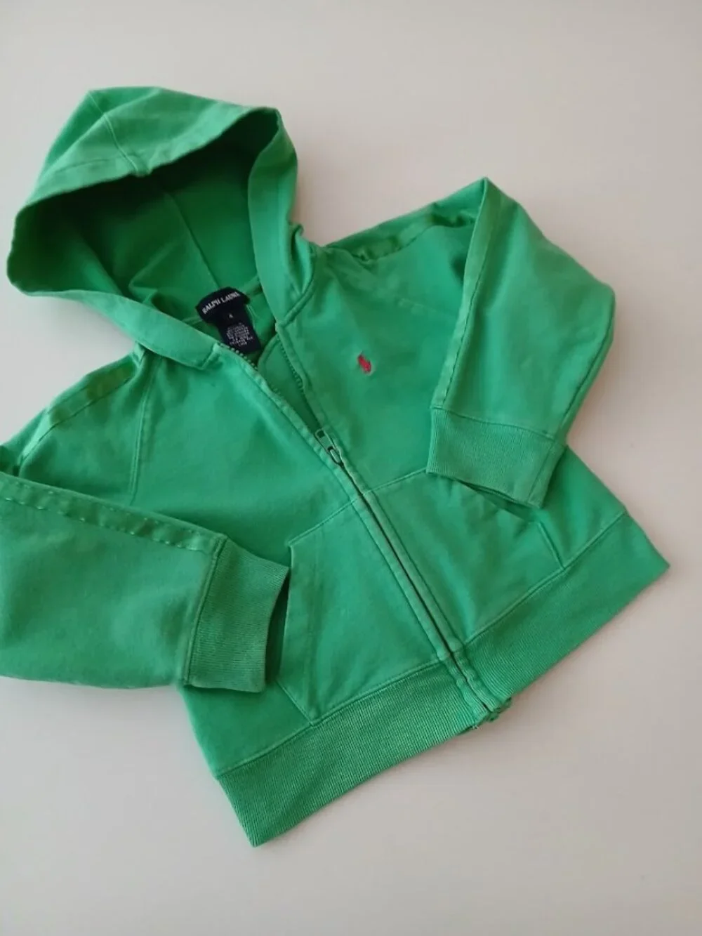 Ralph Lauren Spring Green Kids Hoody size 4